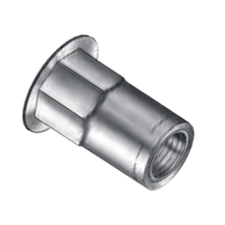 AVK Rivet Nut, 1/4"-20 Thread Size, 0.510 in Flange Dia., .585 in L, Stainless Steel BTI-AHC1-420-165/B
